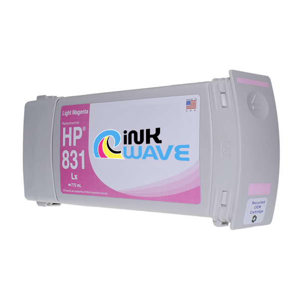 Inkwave Replacement Ink Cartridges for HP 831, 775 mL