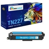 InkWave Compatible Toner Cartridge Replacement for Brother TN227 (Cyan, 1 Pack)