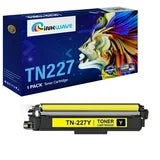 InkWave Compatible Toner Cartridge Replacement for Brother TN227 (Yellow, 1 Pack)