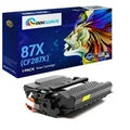 InkWave Compatible Toner Cartridge Replacement for HP 87X / CF287X (Black,1 Pack)