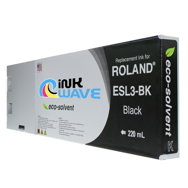 Inkwave Replacement Ink Cartridges for Roland ESL4, 220 mL