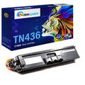 InkWave Compatible Toner Cartridge Replacement for Brother TN436 / TN436C / TN-436C (Cyan,1 Pack)