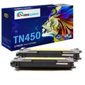 InkWave Compatible Toner Cartridge Replacement for Brother TN450 / TN420 (Jumbo Black,2 Pack)