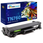 INKWAVE- Compatible Brother TN760 1-Pack Toner, Black
