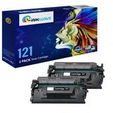 InkWave Compatible Toner Cartridge Replacement for Canon 121 / 3252C001 (Black, 4 Pack)